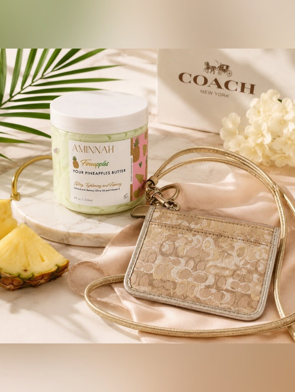 Coach + Aminnah Pineapple Butter Bundle 🍍✨